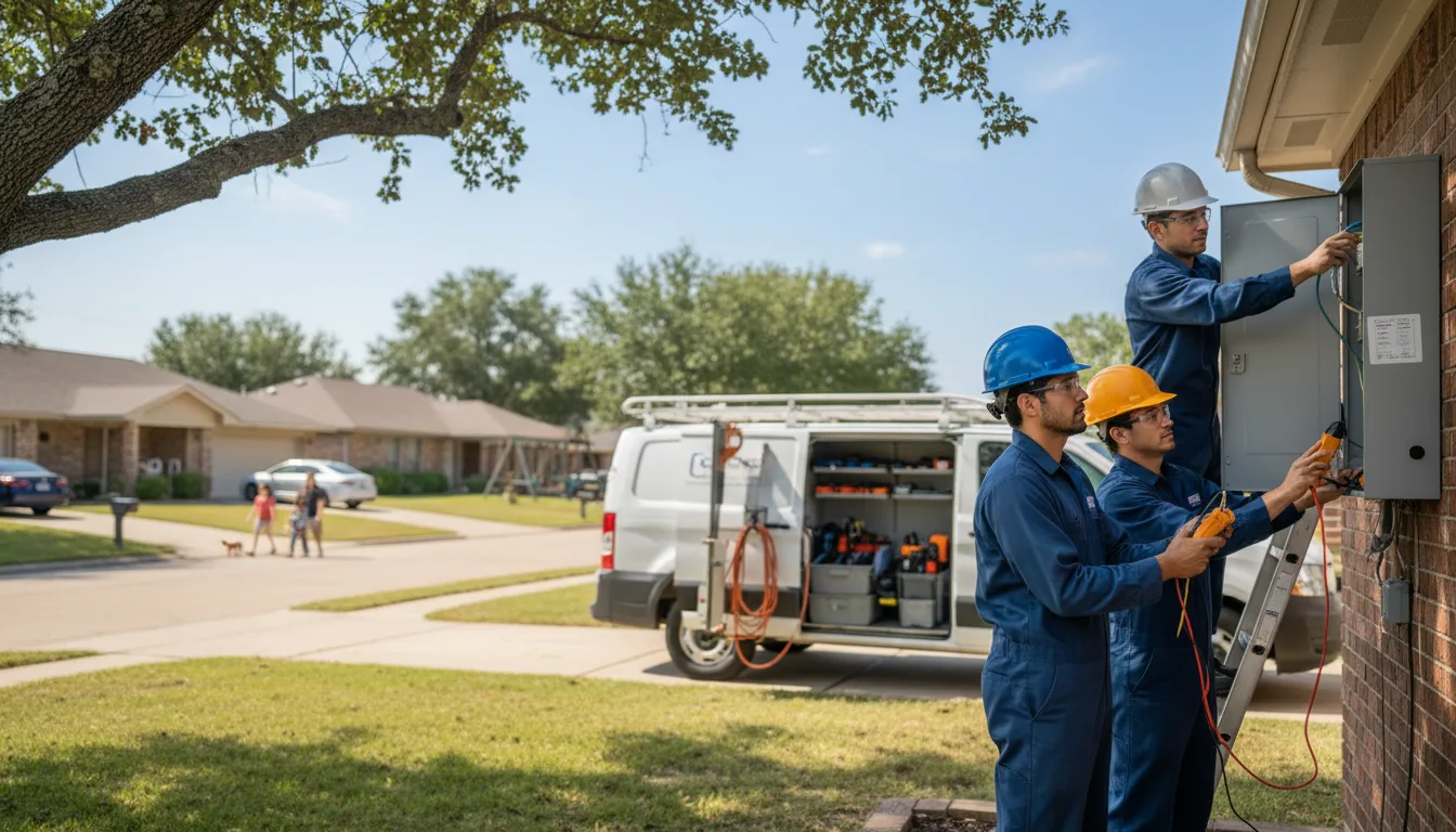 Certified electrician providing emergency electrical services in Dodge, NE